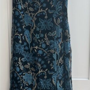 Charter Club Blue Midi Cocktail Skirt